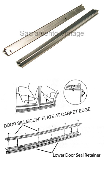 Lower Door Seal • 1928-31 Model A Ford Open Car